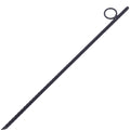 Rebar Stake With Loop 16Pcs Grip Rebar 3 8X 18 Inch Steel Durable Heavy Duty Tent Canopy Ground Stakes With Angled Ends And 1 Inch Loops For Campsites And Canopies Black Steel