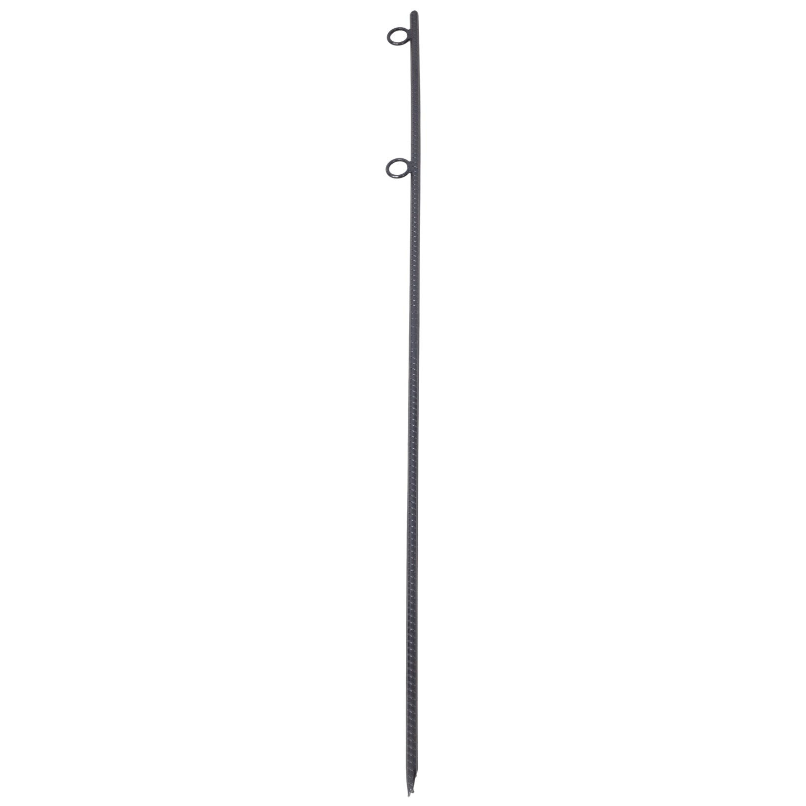 Rebar Stake With Loop 4Pcs Grip Rebar 5 8X 55.5 Inch Steel Durable Heavy Duty Tent Canopy Ground Stakes With Angled Ends And 1 Inch Loops For Campsites And Canopies Black Steel