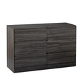 Drawer Dresser Cabinet,Sideboard,Bar Cabinet,Buffet Server Console,Table Storge Cabinets,Flat Out The Corners Of The Drawers,Six Drawers,For Dining Room,Living Room,Bedroom,Kitchen Hallway,Dark Gray