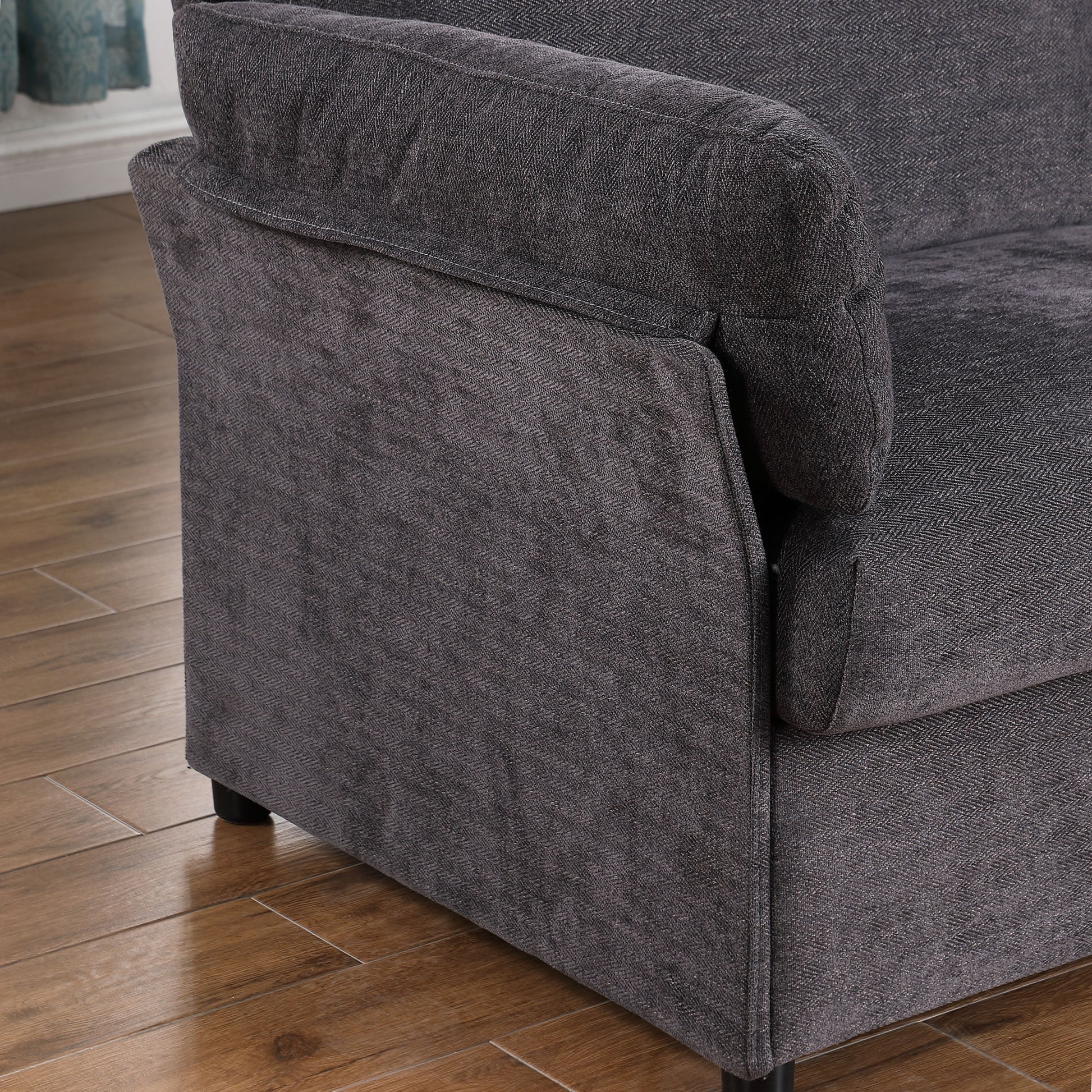 9558 Dark Grey 3S Dark Grey Chenille