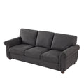 9552 Black Grey 3S Black Chenille