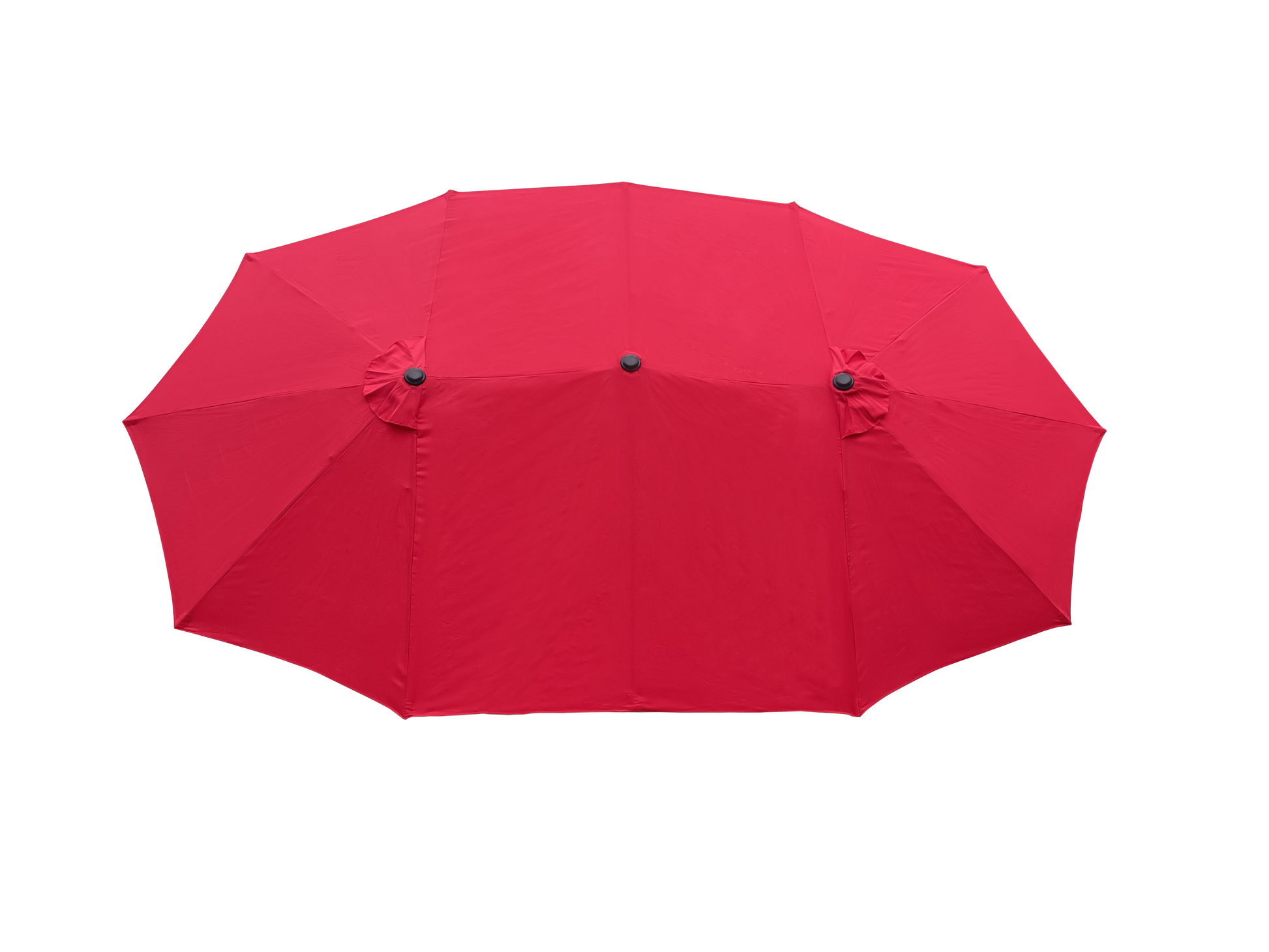 15Ftx9Ftdouble Sided Patio Umbrella Outdoor Market Table Garden Extra Large Waterproof Twin Umbrellas With Crank And Wind Vents For Garden Deck Backyard Pool Shade Outside Deck Swimming Pool Red Metal