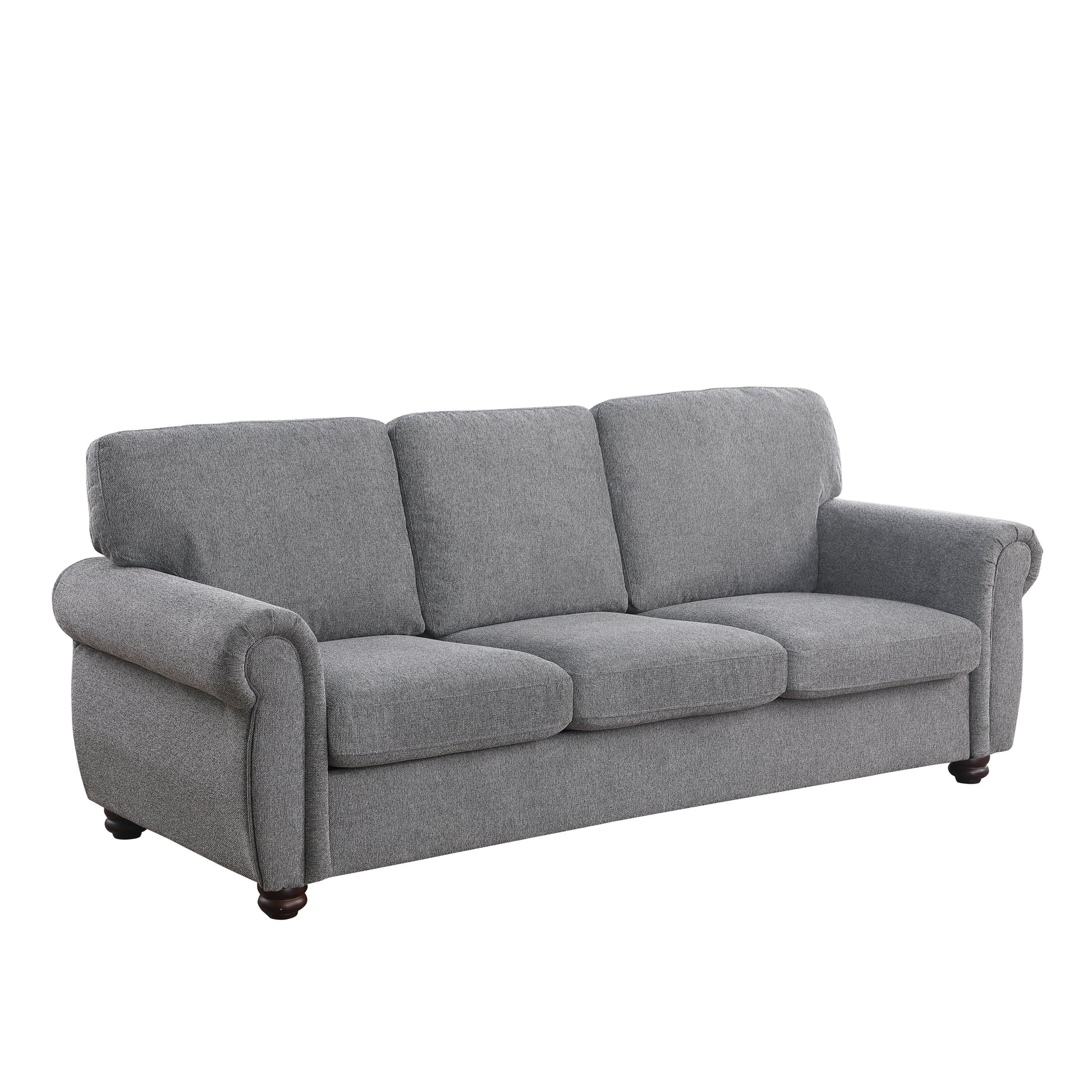 9552 Dark Grey 3S Dark Grey Chenille