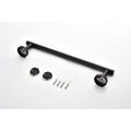 9 Piece Stainless Steel Bathroom Towel Rack Set Wall Mount Matte Black Stainless Steel