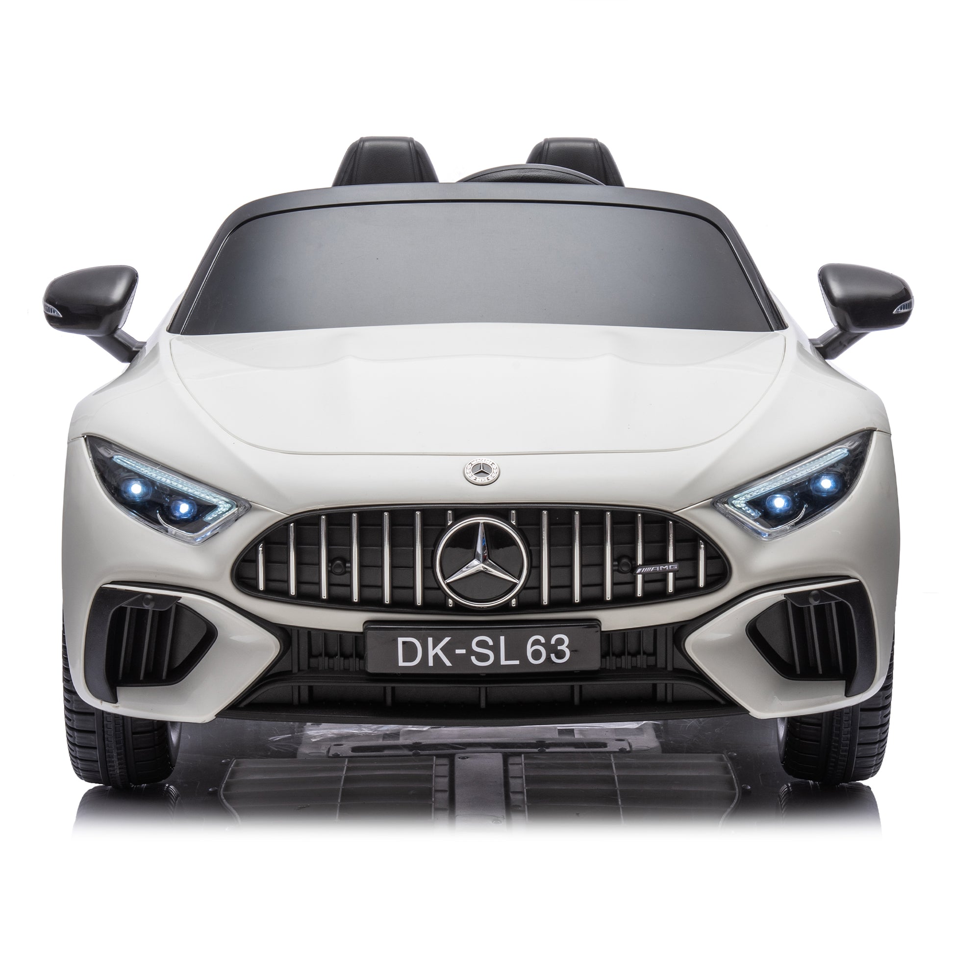 24V Ride On Car W Parent Remote Control,Seat Width 18.11 Inch,Licensed Mercedes Benz Sl63 Car For Kids,200W Speed1.86 4.97Mph Secure Slow Start,Bluetooth,Led,Headlight, Music Player & Horn, Soft