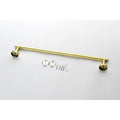 9 Piece Stainless Steel Bathroom Towel Rack Set Wall Mount Brushed Gold Stainless Steel