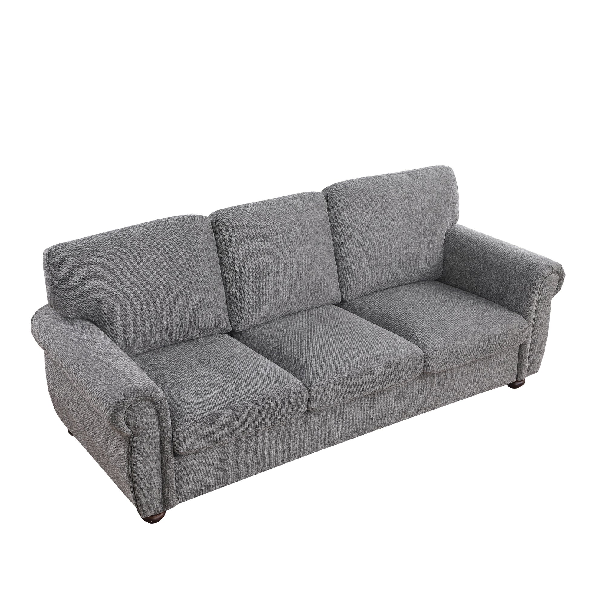 9552 Dark Grey 3S Dark Grey Chenille