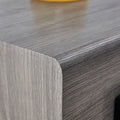 A Coffee Table Made Of Mdf Material. Equipped With Drawers Made Of Solid Wood Material. Can Store Things And Save Space. Paired With Black Metal Table Legs. Suitable For Living Room. Grey Mdf