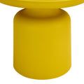 Yellow Side Table Small Space Stylish And Versatile Plastic Round Side Table Yellow Plastic