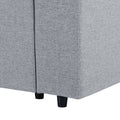 Modern Large U Shape Sectional Sofa, 2 Large Chaise With Removable Ottomans For Living Room Grey Polyester Primary Living Space Pillow Back American Design Polyester 6 Seat