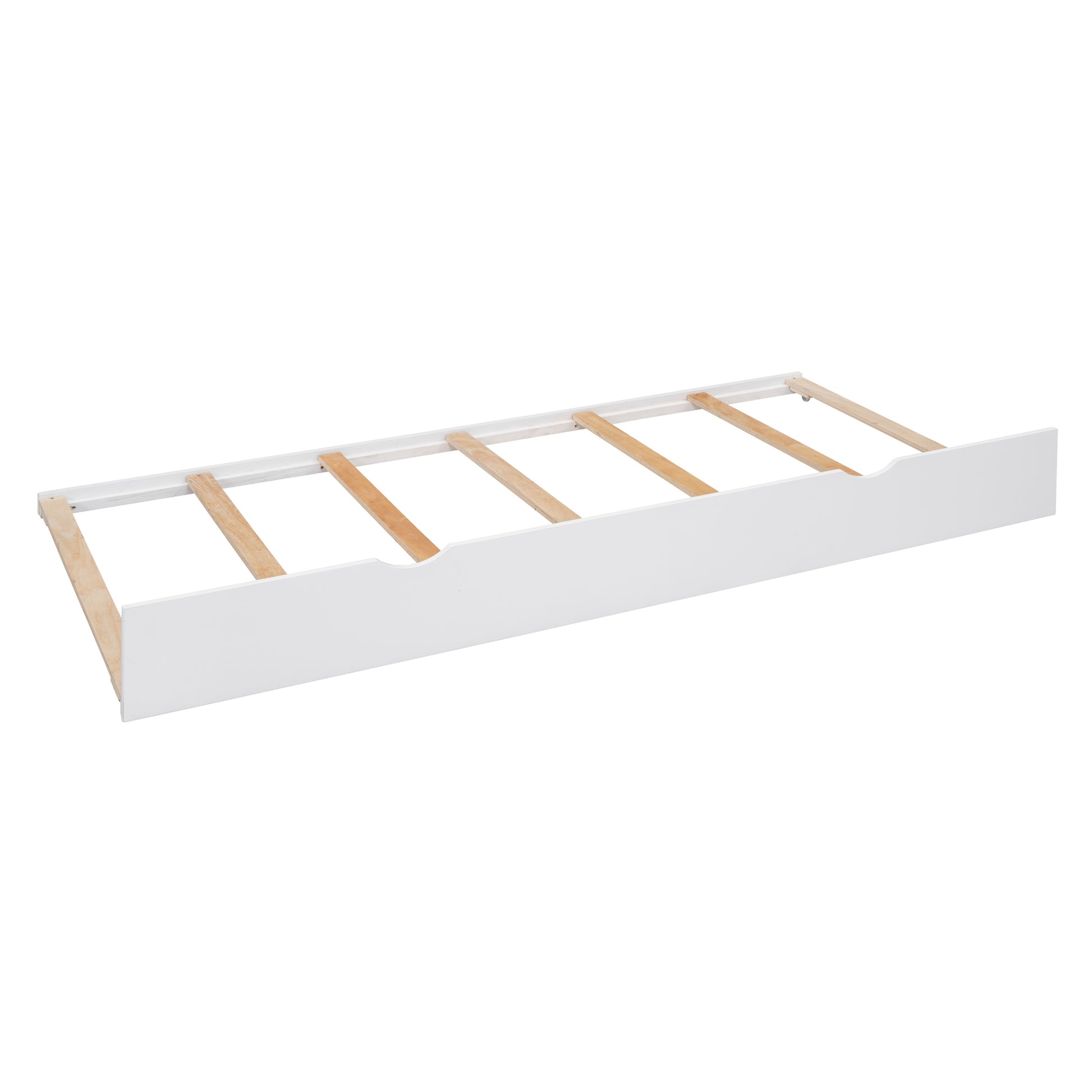Queen Size Wooden Bed With All In One Cabinet, Shelf And Sockets,Twin Xl Trundle,White Queen White Solid Wood