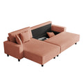 The 93 Inch Orange Corduroy Sofa Bed Comes With Two Pillows To Fit In The Living Room And The Apartment Is Not Overcrowded Orange Corduroy 3 Seat