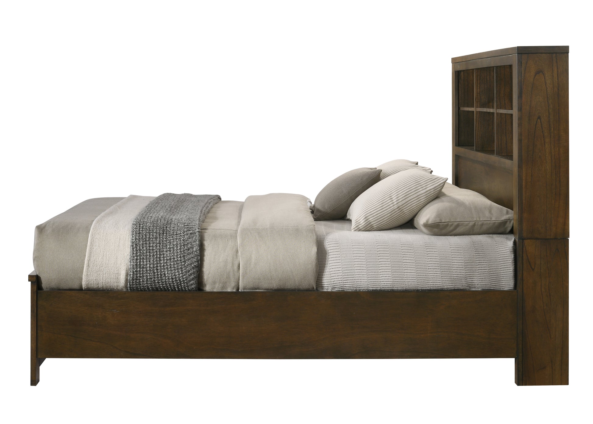 Merrilee Ii Queen Bed, Oak Finish Bd02077Q Queen Oak Wood