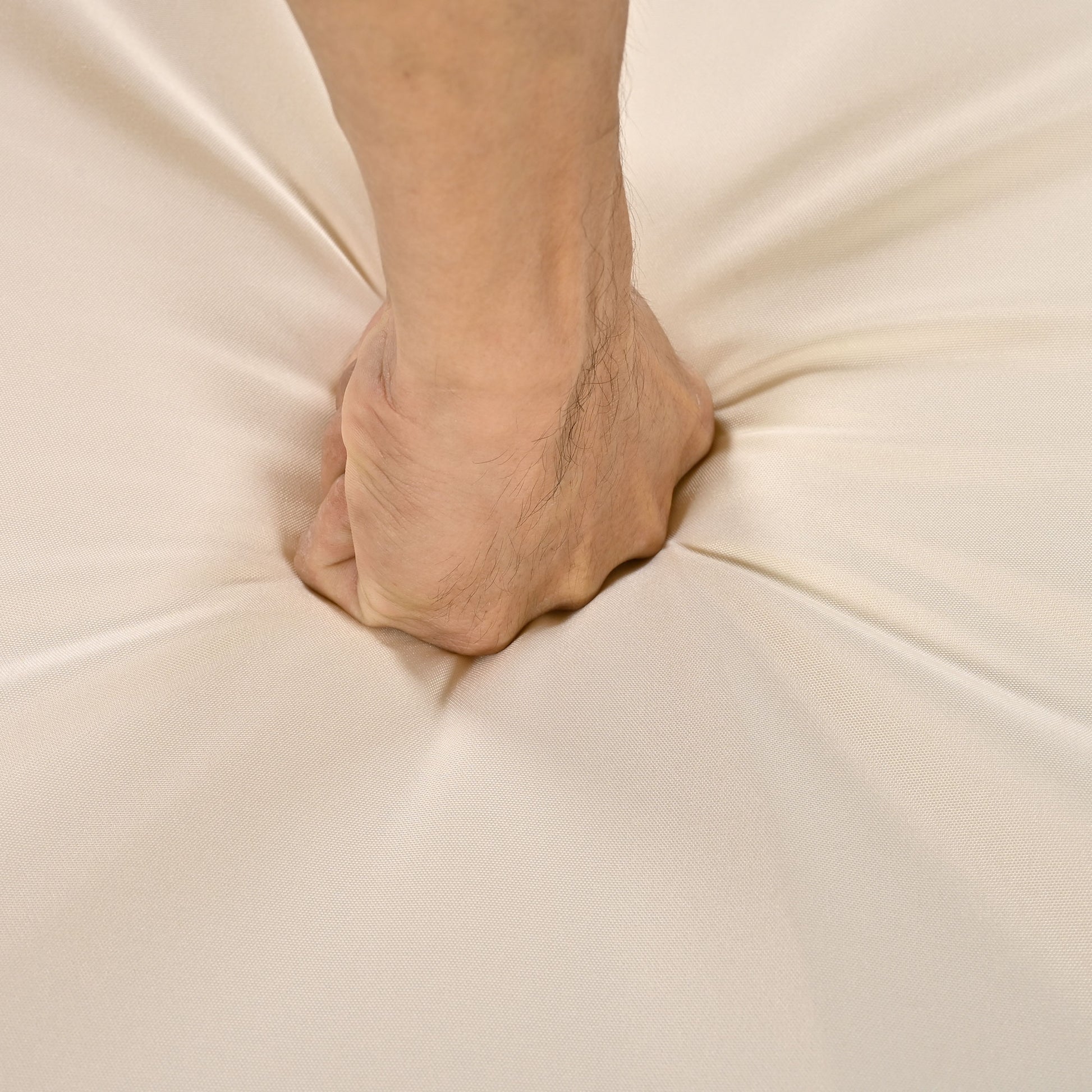 Patio Furniture Set, 6 Piece Outdoor Conversation Set All Weather Wicker Sectional Sofa With Ottoman And Cushions And Small Trays Beige Rattan