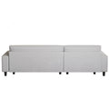 The 93 Inch Grey Corduroy Sofa Bed Comes With Two Pillows To Fit In The Living Room And The Apartment Is Not Overcrowded Gray Corduroy 3 Seat