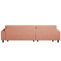 The 93 Inch Orange Corduroy Sofa Bed Comes With Two Pillows To Fit In The Living Room And The Apartment Is Not Overcrowded Orange Corduroy 3 Seat