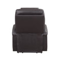 Evander Recliner W Power Lift, Brown Leather Aire Lv02181 Brown Leather