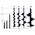Auger Drill Bit For Planting Hole, Bulb Bedding Digging Post Hole Planting Tool For 3 4