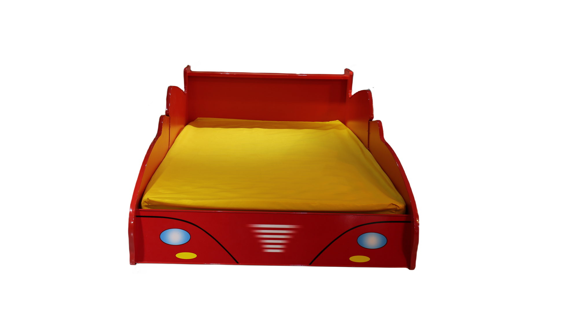 Supreme F1 Racing Car Bed Twin Red Mdf