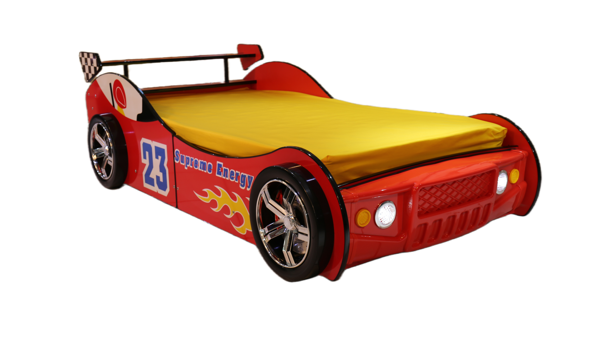 Supreme Energy Racing Car Bed Red Mdf