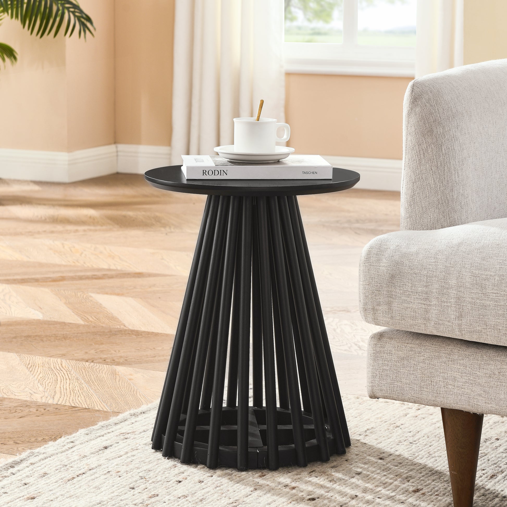 Coffee Table, Coffee Table, Living Room Coffee Table, Modern Coffee Table, Simple Coffee Table, Solid Wood Coffee Table Black Solid Wood Mdf