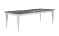 Katia Dining Table, Gray & Weathered White Finish Dn02273 Gray Wood