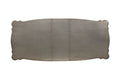 Ariadne Dining Table, Antique Plantinum Finish Dn02281 Light Gray Plywood