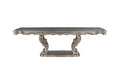 Ariadne Dining Table, Antique Plantinum Finish Dn02281 Light Gray Plywood