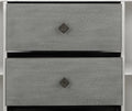 Katia Server, Gray & Weathered White Finish Dn02276 Gray Wood