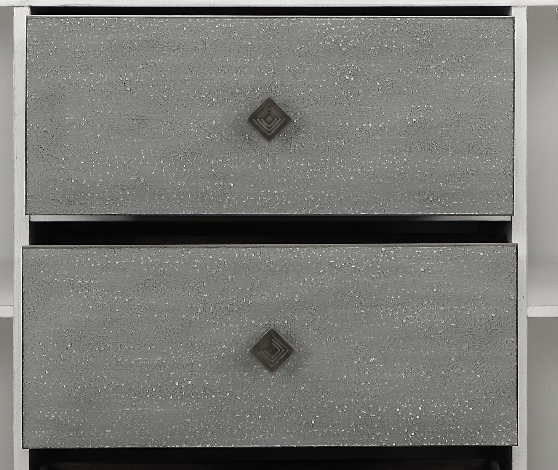 Katia Server, Gray & Weathered White Finish Dn02276 Gray Wood