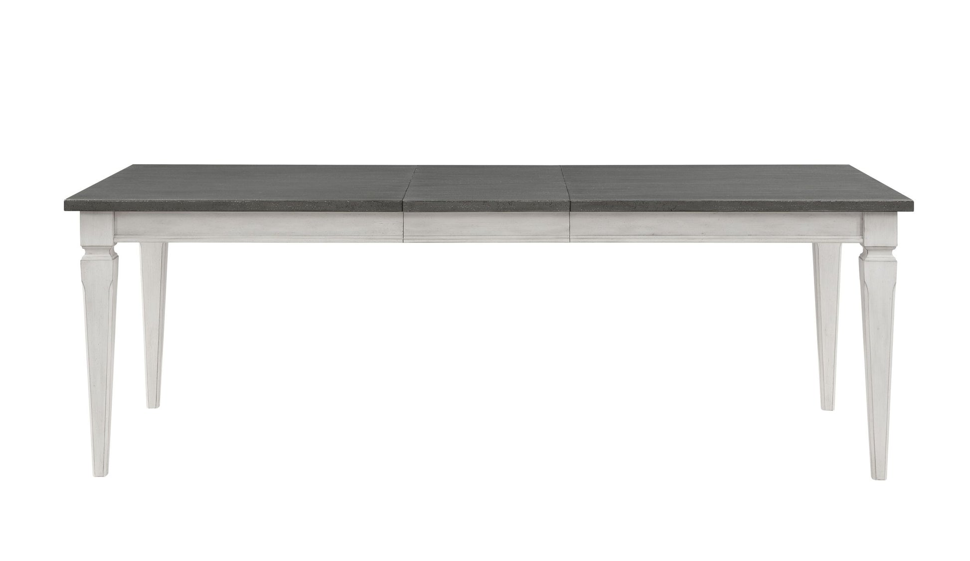 Katia Dining Table, Gray & Weathered White Finish Dn02273 Gray Wood