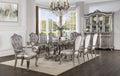 Ariadne Dining Table, Antique Plantinum Finish Dn02281 Light Gray Plywood
