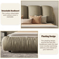 Queen Size Luxury Upholstered Bed With Thick Headboard, Vevet Queen Bed With Oversized Padded Backrest, Cinerous Expect Arrive Date 2024 4 7 Queen Stone Gray Velvet
