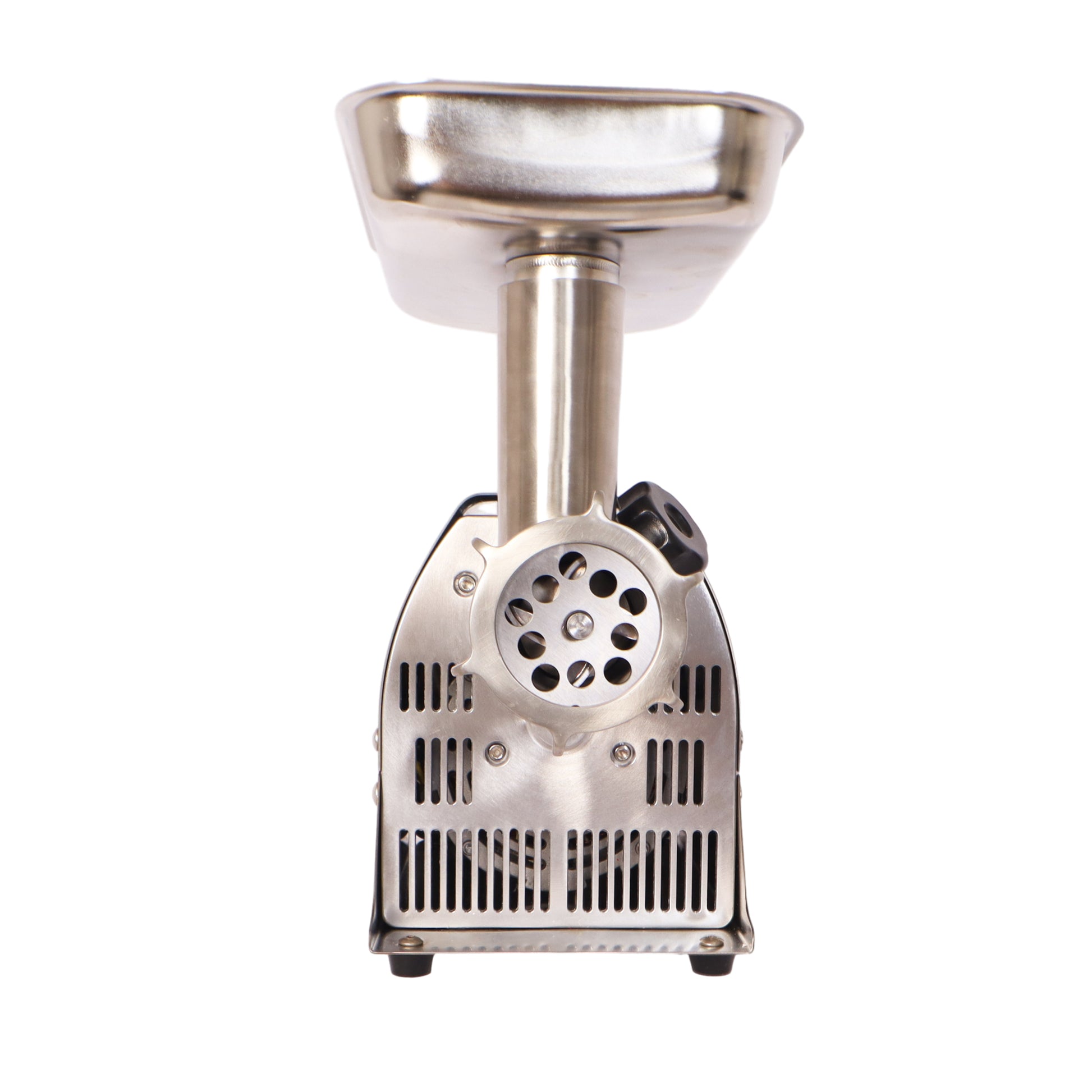 Meat Grinder Commercial Meat Grinding Machine Electric Meat Chopper Mincer With 4 6 8Mm Grinding Plates & Stuffing Tubes Stainless Steel Aqua Grey Kitchen Stainless Steel