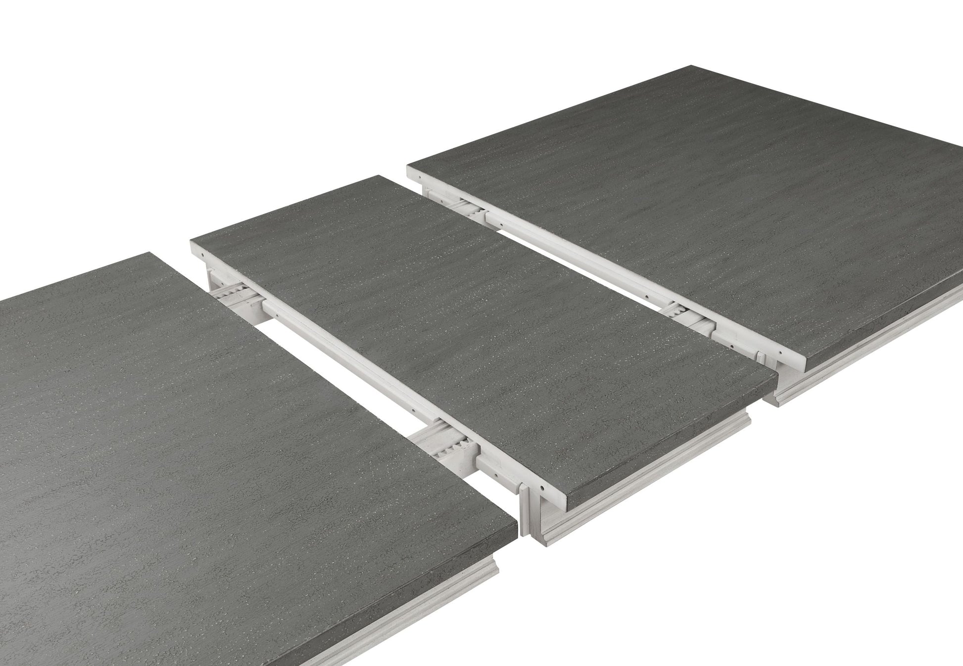 Katia Dining Table, Gray & Weathered White Finish Dn02273 Gray Wood