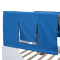 Full Size Car Shaped Bed With Tents,White Natural White Natural Plywood