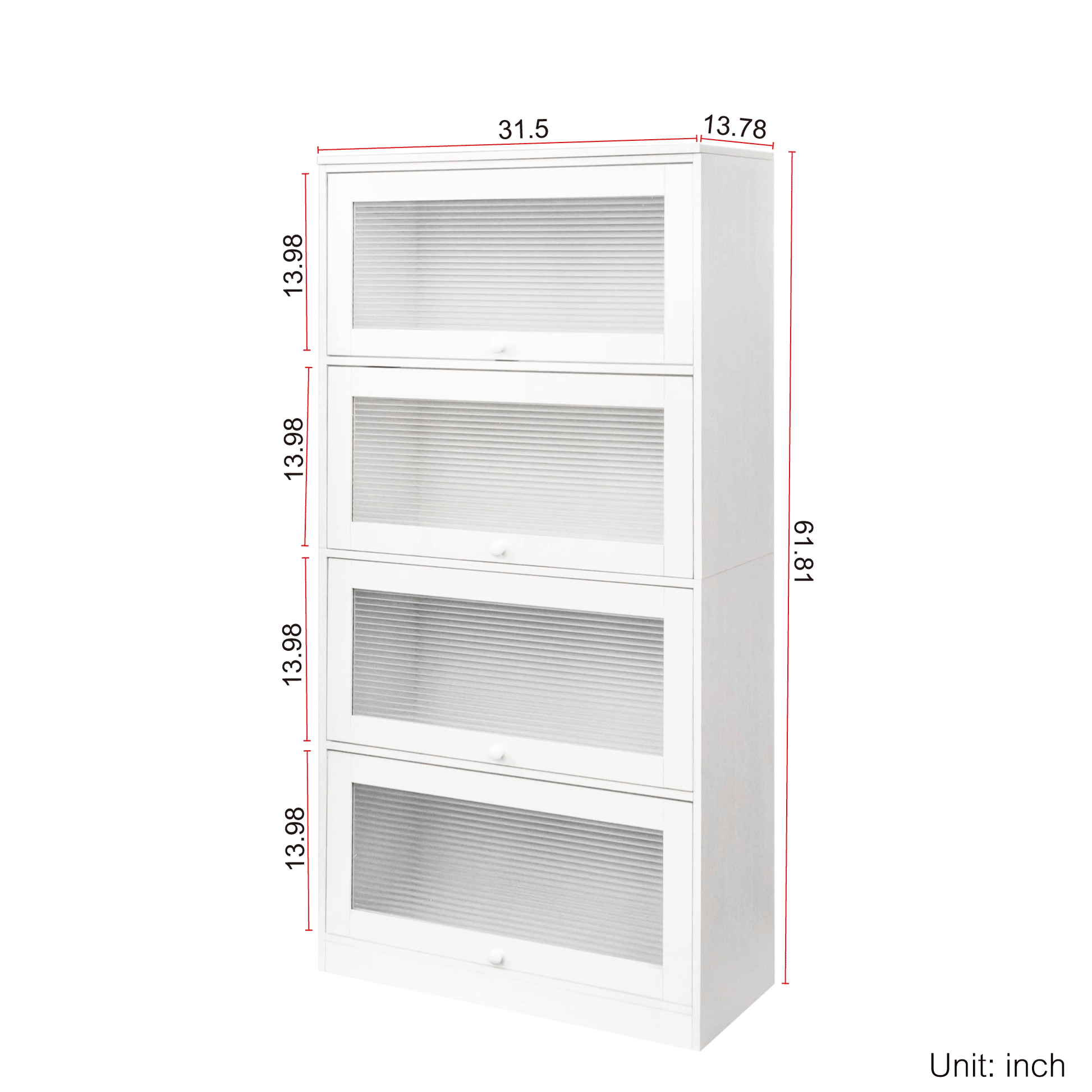 Bookcase Contemporary Closed Back Glass Doors Office Storage Cabinet Floor To Ceiling Low Cabinet Bookcase Against Wall Dustproof Bookshelf White Mdf