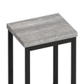 Modern Design Kitchen Dining Table, Pub Table, Long Dining Table Set With 3 Stools, Convenient Hanging Stool Design, Grey Black Grey Black Desk And Chair Set Mdf Metal
