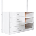 Full Size Teddy Fleeceloft Bed Wood Bed, White Full White Fleece