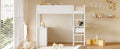 Full Size Teddy Fleeceloft Bed Wood Bed, White Full White Fleece