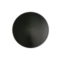 12 Inch Round Cocktail Side End Table, Aluminum Cast Top And Dome Base, Black, Brass Antique Brass Black Aluminum