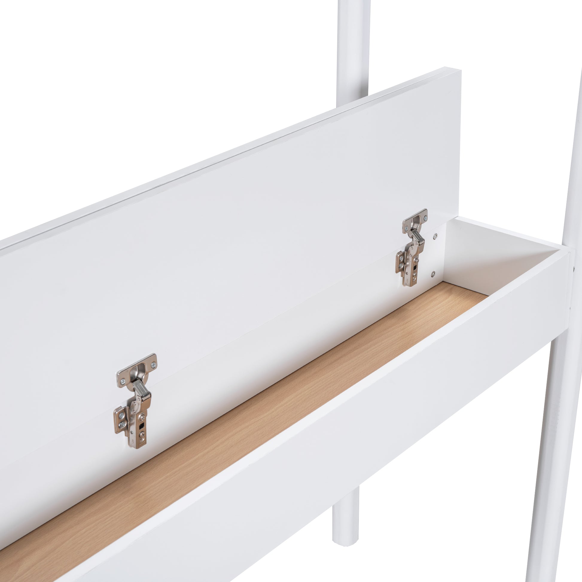 Full Size Teddy Fleeceloft Bed Wood Bed, White Full White Fleece