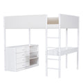 Full Size Teddy Fleeceloft Bed Wood Bed, White Full White Fleece