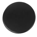 14 Inch Side End Table, Artisan Handcrafted Mango Wood, Embossed Teardrop Shaped Base, Black Black Solid Wood