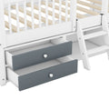 Twin Size Wood Bed House Bed Frame,White Box Spring Not Required Twin White Wood Pine Bed Frame Wood