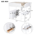 Full Size Teddy Fleeceloft Bed Wood Bed, White Full White Fleece