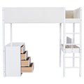 Full Size Teddy Fleeceloft Bed Wood Bed, White Full White Fleece