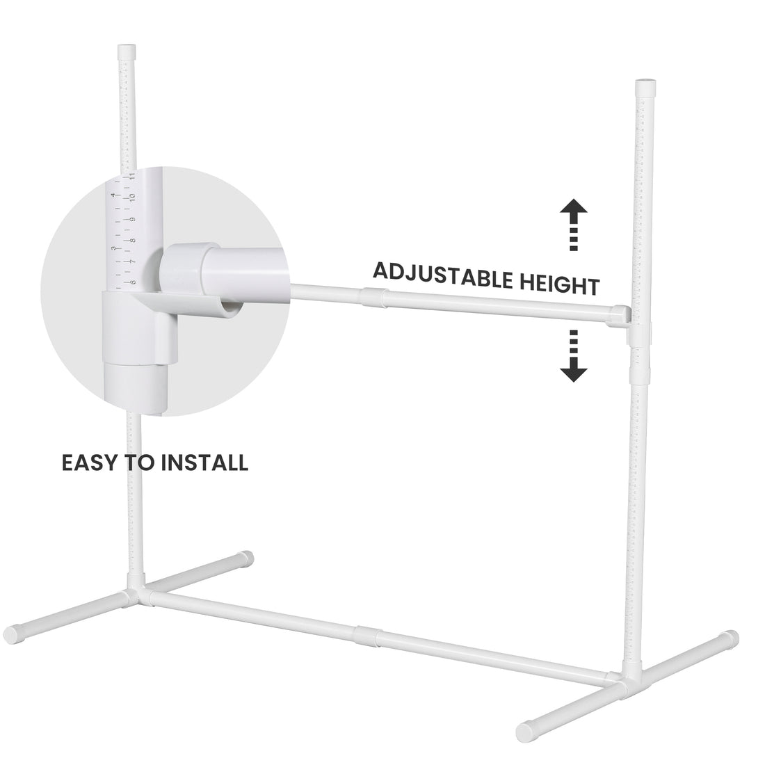 6Pack Dog Agility Training Equipment Set White Plastic