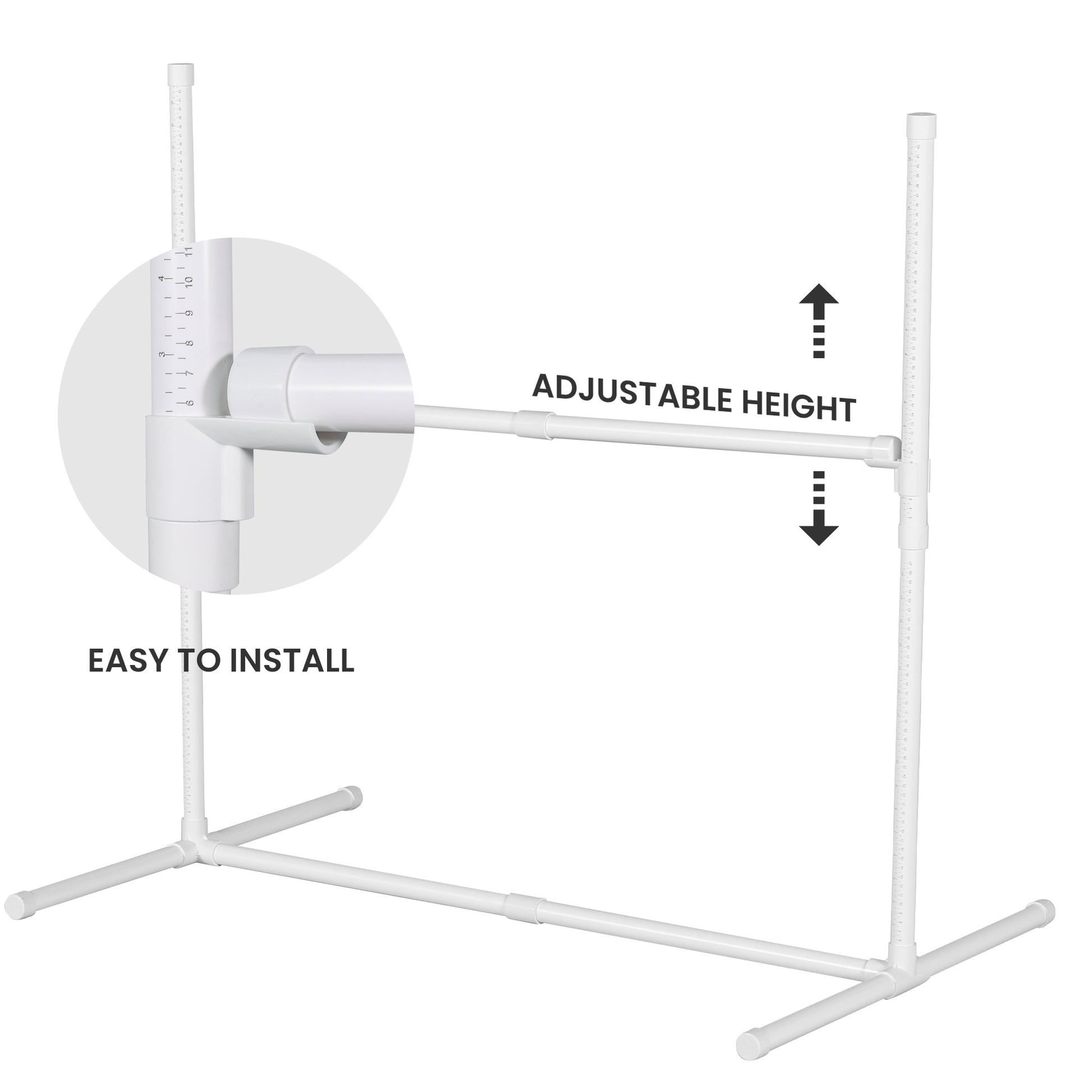 6Pack Dog Agility Training Equipment Set White Plastic