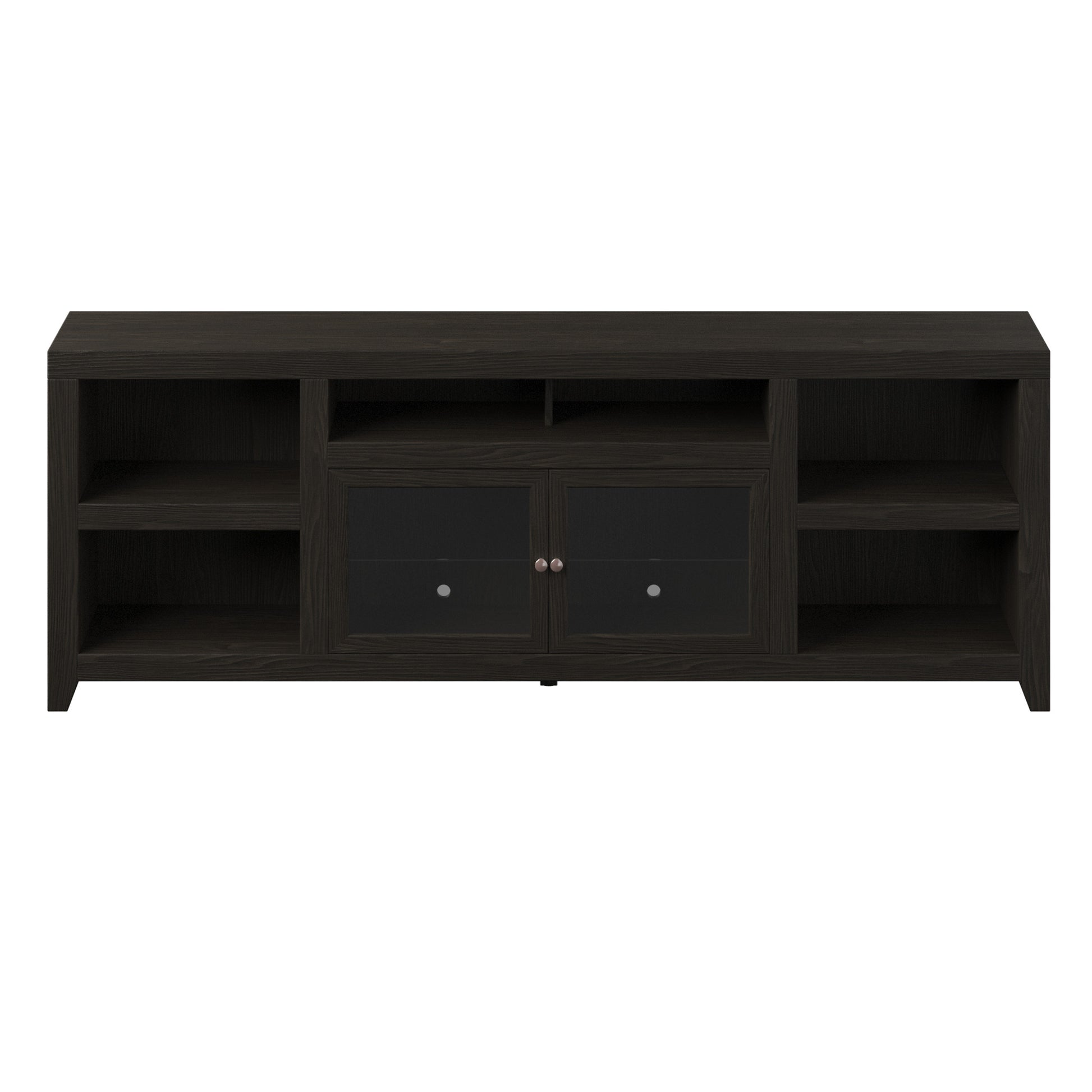 Skyline 95 Inch Tv Stand Console For Tvs Up To 100 Inches, No Assembly Required, Mocha Finish Brown Espresso Primary Living Space 90 Inches Or Larger 90 Inches Or Larger Contemporary,Modern Poplar 85 Inches Wood